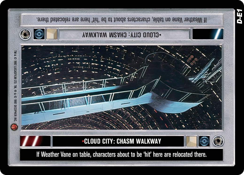 •Cloud City: Chasm Walkway
