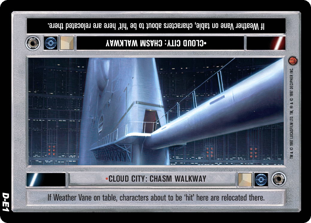 •Cloud City: Chasm Walkway