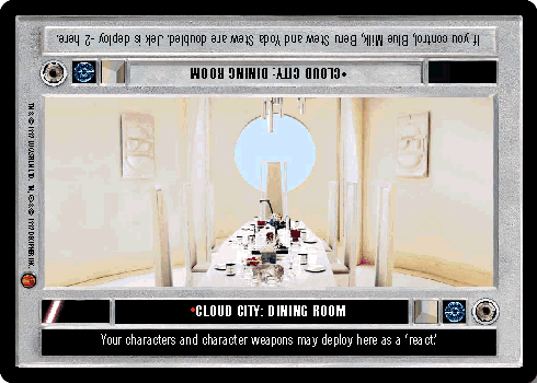•Cloud City: Dining Room