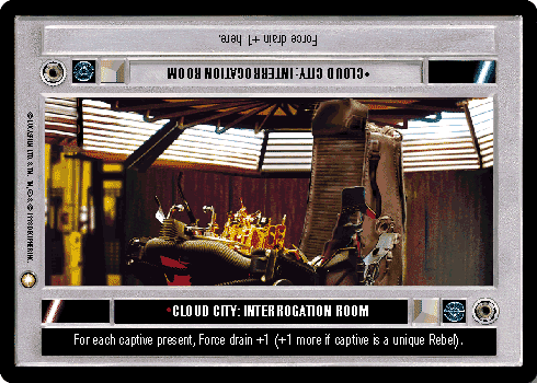 •Cloud City: Interrogation Room