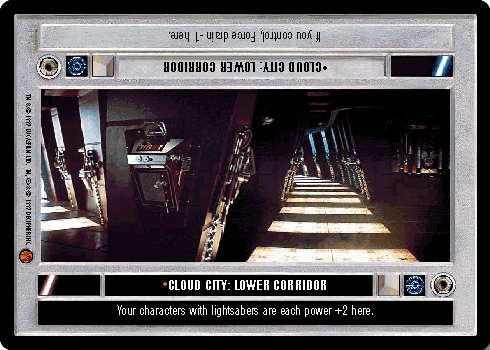 •Cloud City: Lower Corridor