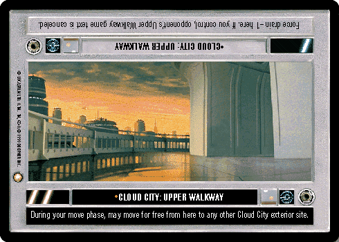 •Cloud City: Upper Walkway