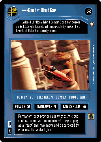 •••Combat Cloud Car
