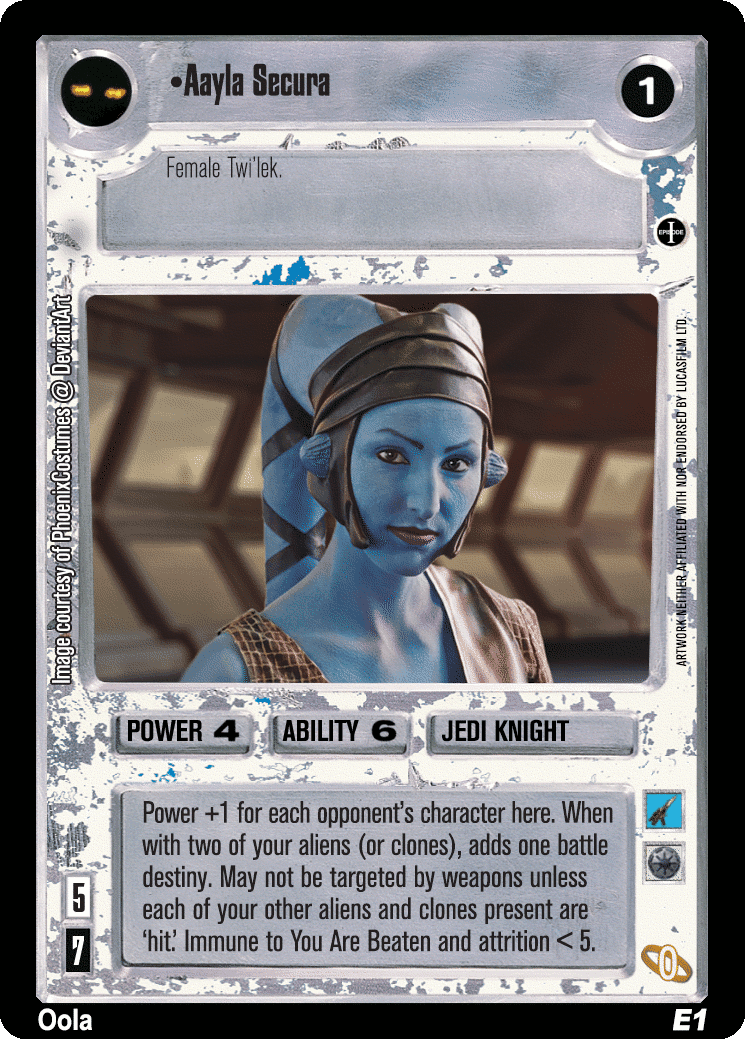 •Aayla Secura