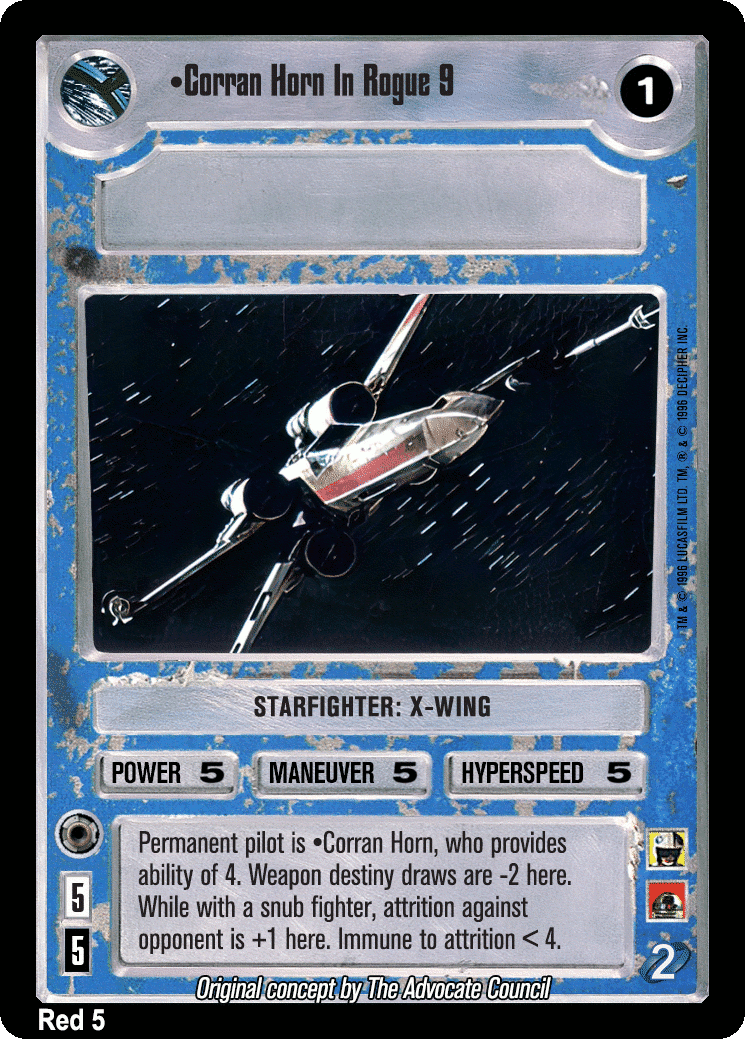 •Corran Horn In Rogue 9