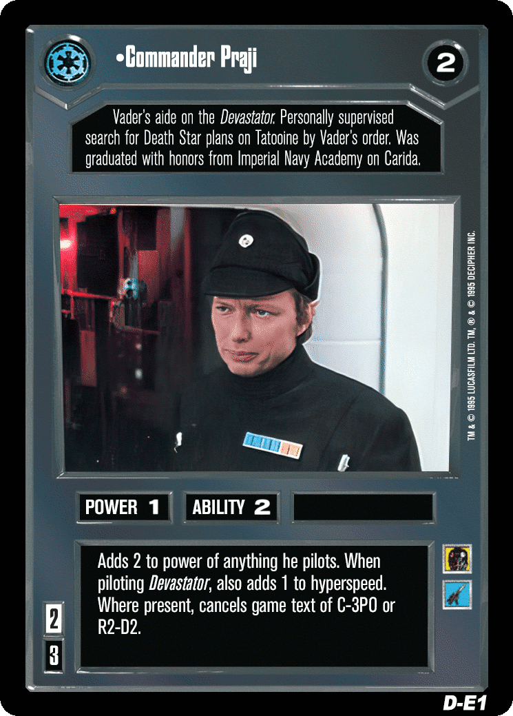 •Commander Praji