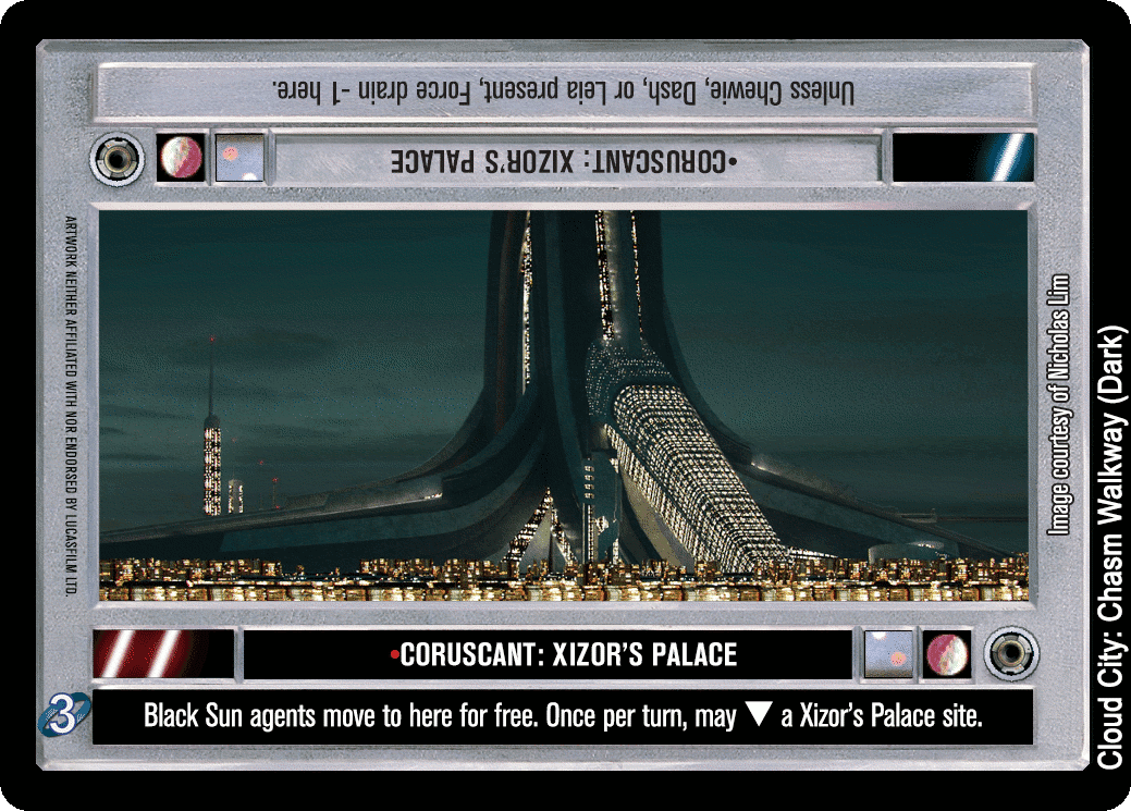 •Coruscant: Xizor's Palace