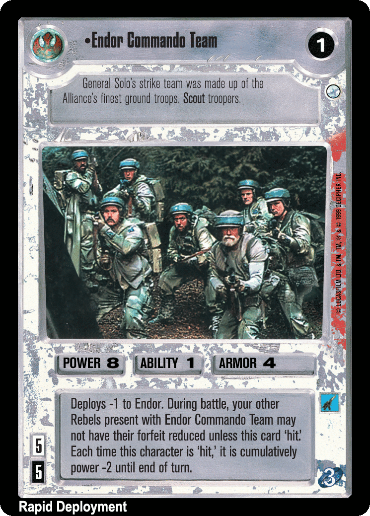 •Endor Commando Team