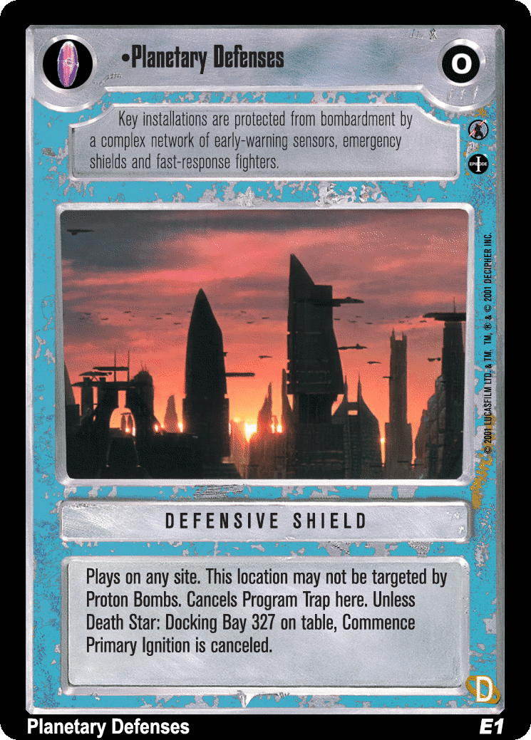 •Planetary Defenses (V)
