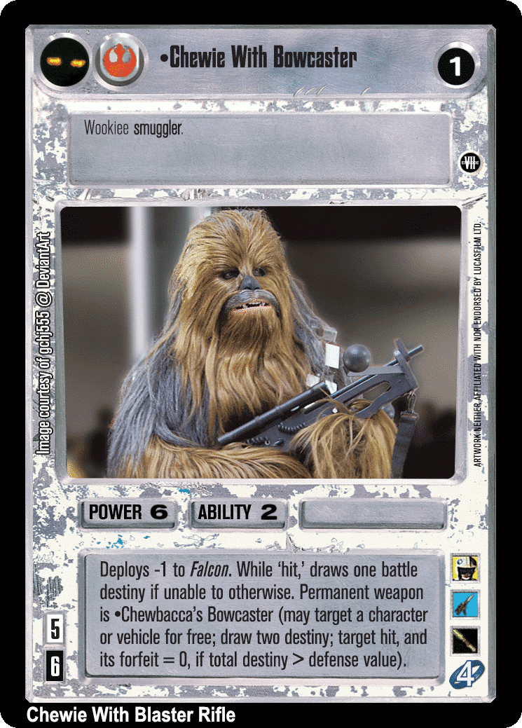 •Chewie With Bowcaster