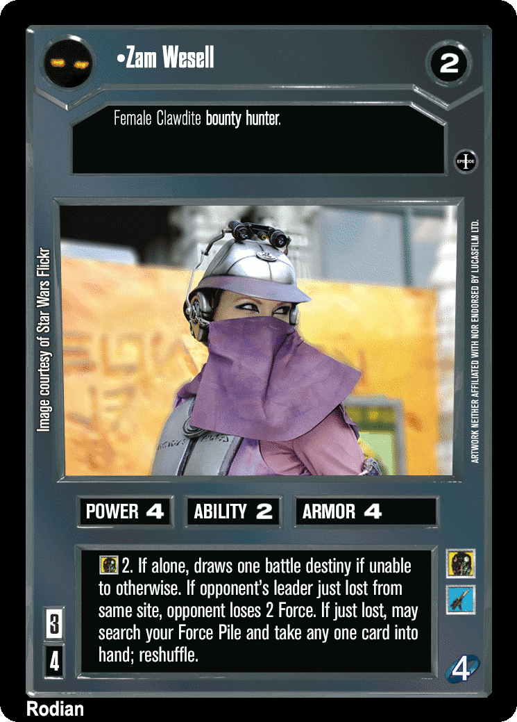 •Zam Wesell