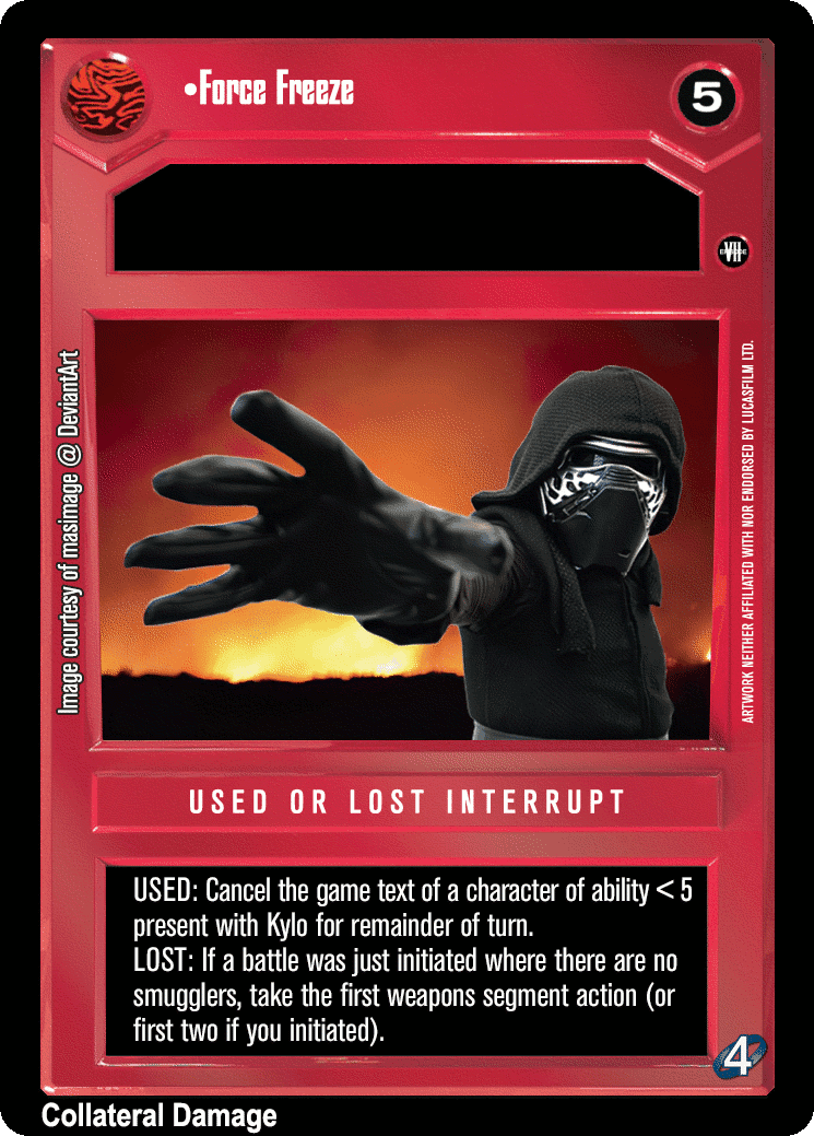 •Force Freeze