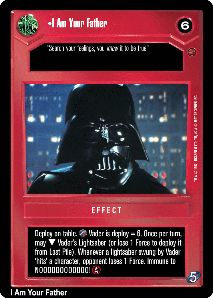 •I Am Your Father (V)