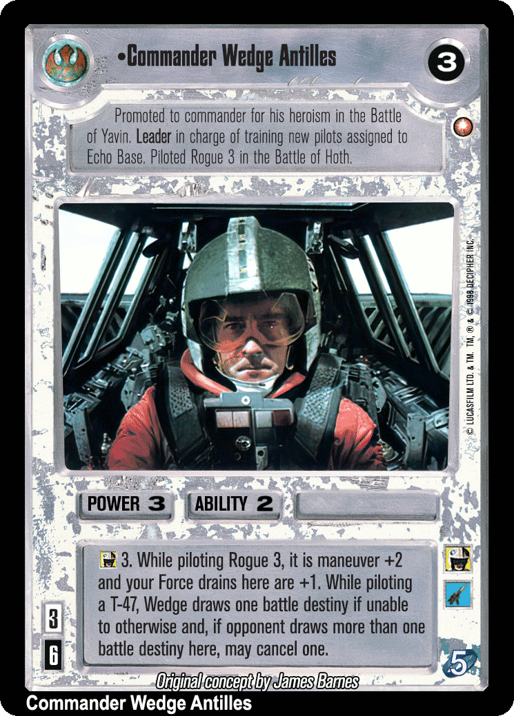 •Commander Wedge Antilles (V)