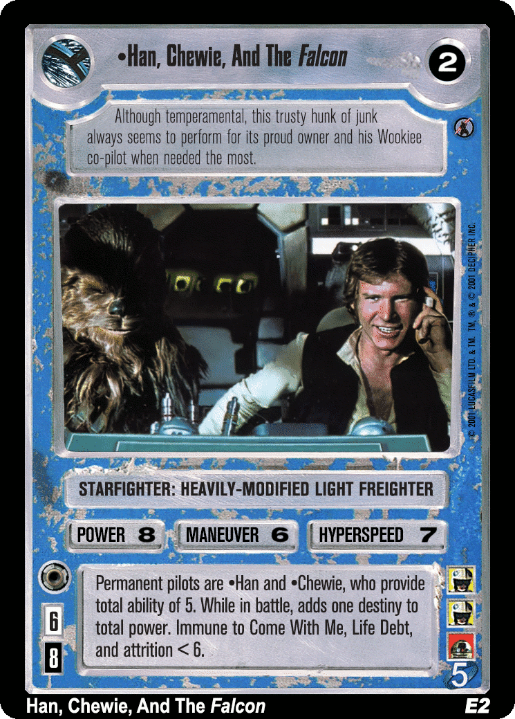 •Han, Chewie, And The Falcon (V)