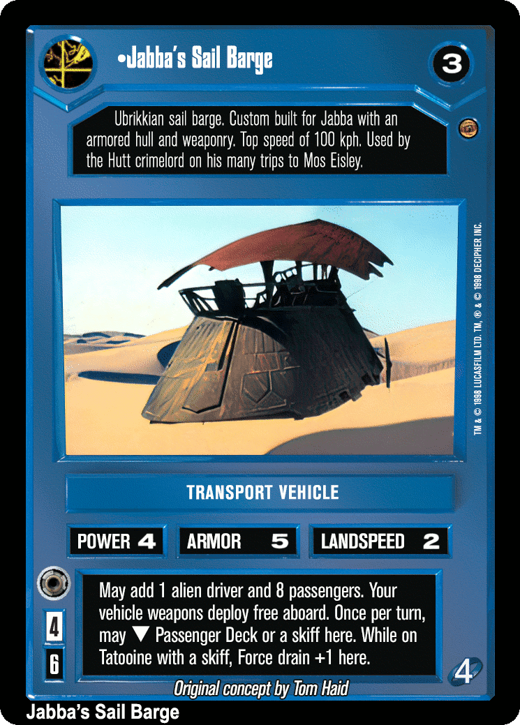 •Jabba's Sail Barge (V)
