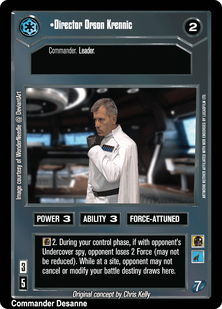 •Director Orson Krennic