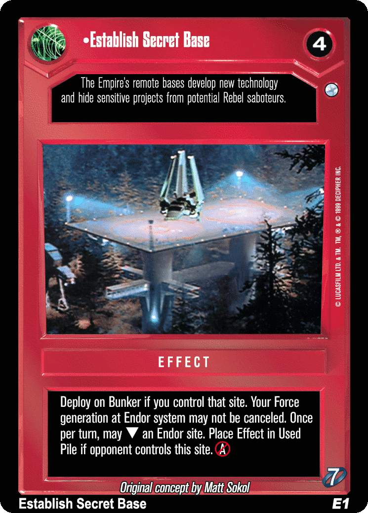 •Establish Secret Base (V)