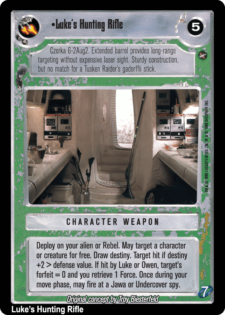 •Luke's Hunting Rifle (V)