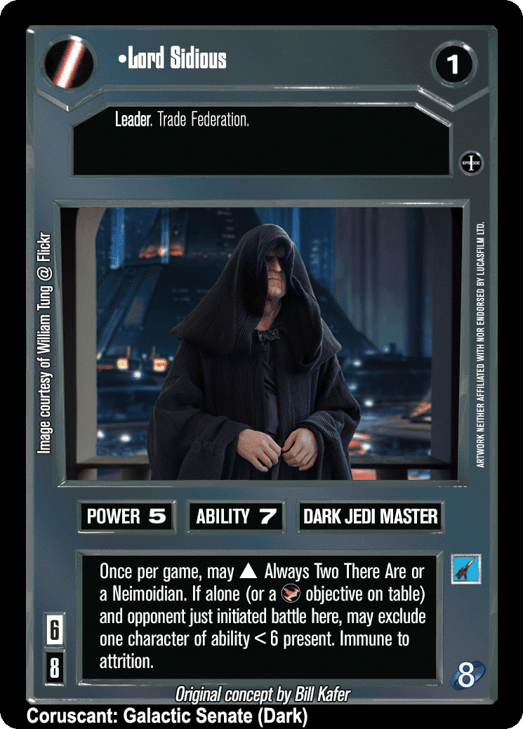 •Lord Sidious
