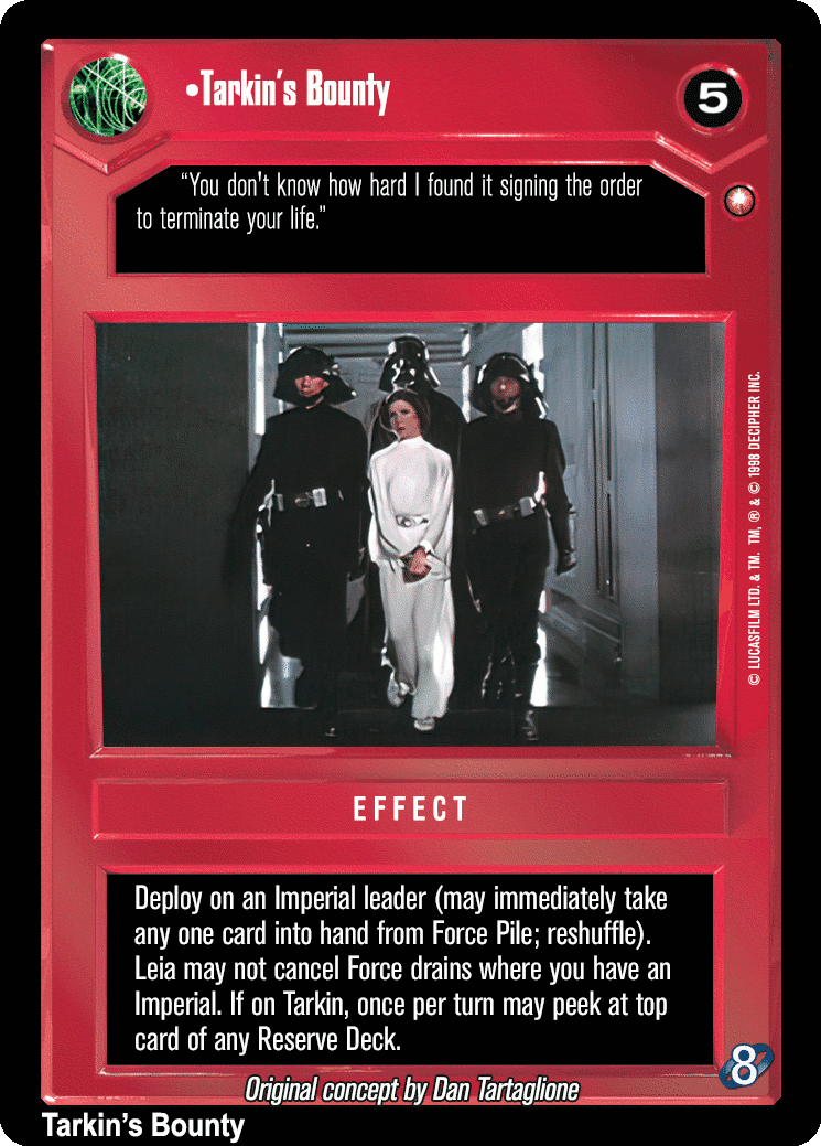 •Tarkin's Bounty (V)