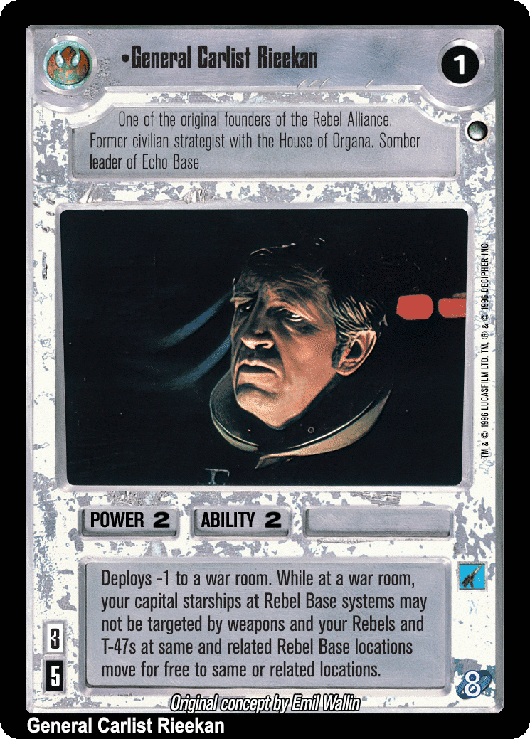 •General Carlist Rieekan (V)