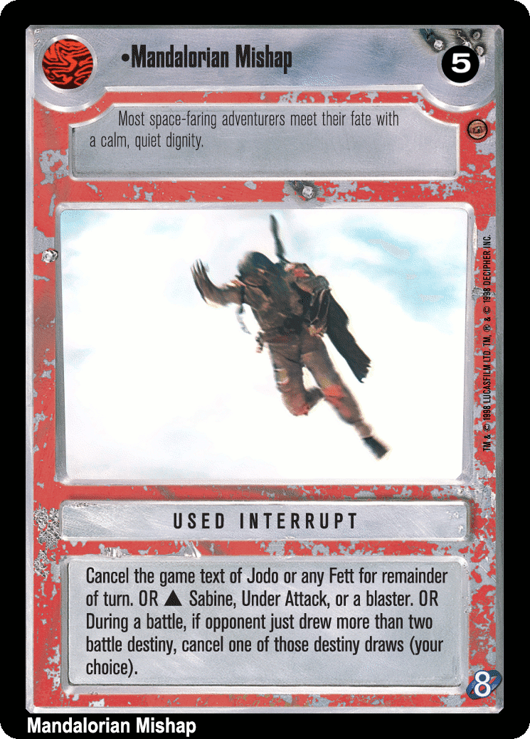 •Mandalorian Mishap (V)