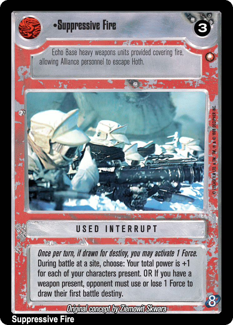•Suppressive Fire (V)