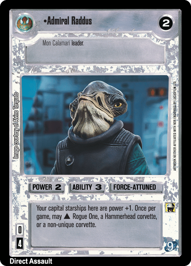•Admiral Raddus