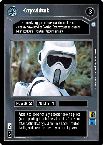 •Corporal Avarik