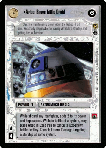 •Artoo, Brave Little Droid (AI)