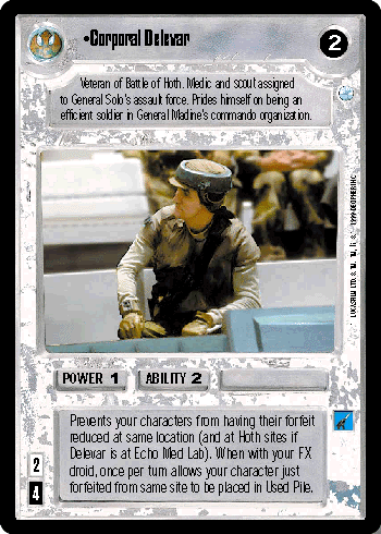 •Corporal Delevar