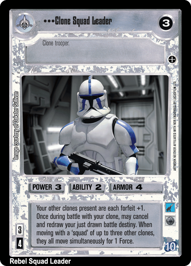 •••Clone Squad Leader