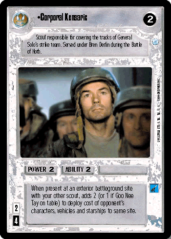 •Corporal Kensaric