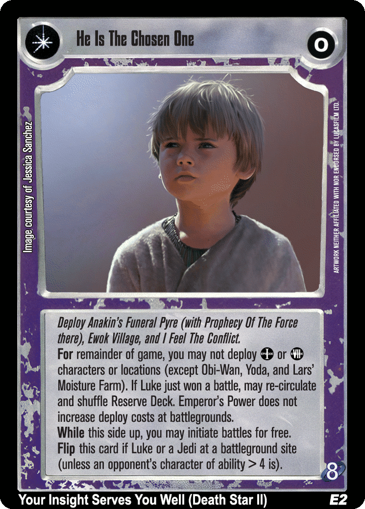 He Is The Chosen One / He Will Bring Balance