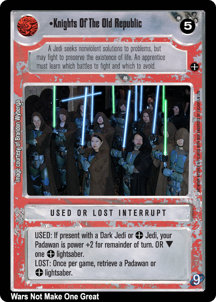 •Knights Of The Old Republic