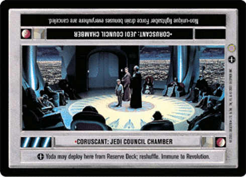 •Coruscant: Jedi Council Chamber