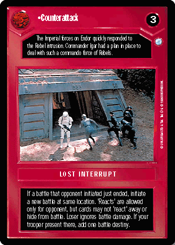 •Counterattack
