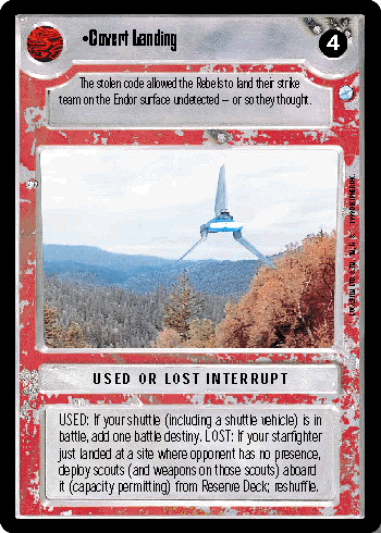 •Covert Landing
