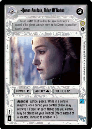 •Queen Amidala, Ruler Of Naboo (AI)