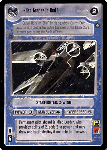 •Red Leader In Red 1