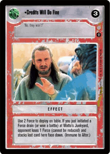 •Credits Will Do Fine