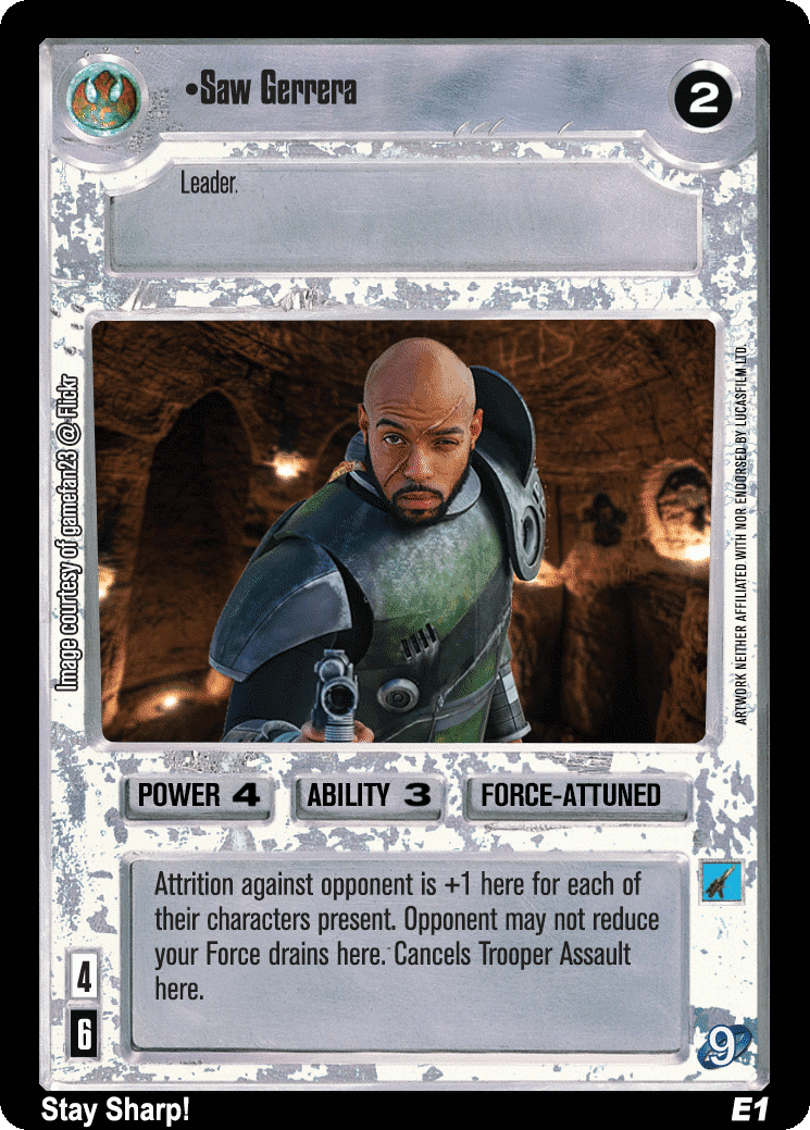 •Saw Gerrera