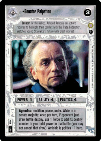 •Senator Palpatine (AI)