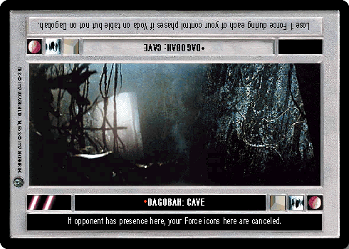 •Dagobah: Cave