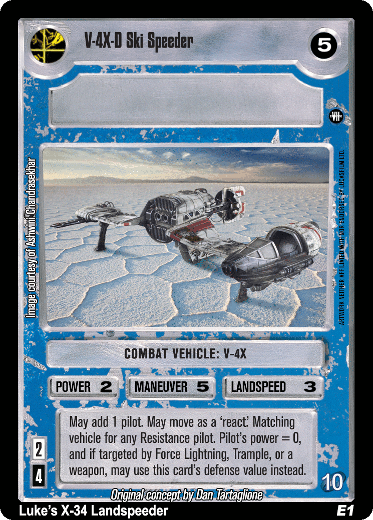 V-4X-D Ski Speeder