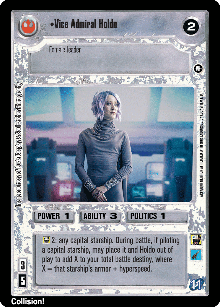 •Vice Admiral Holdo