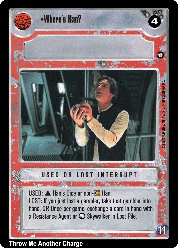 •Where's Han?