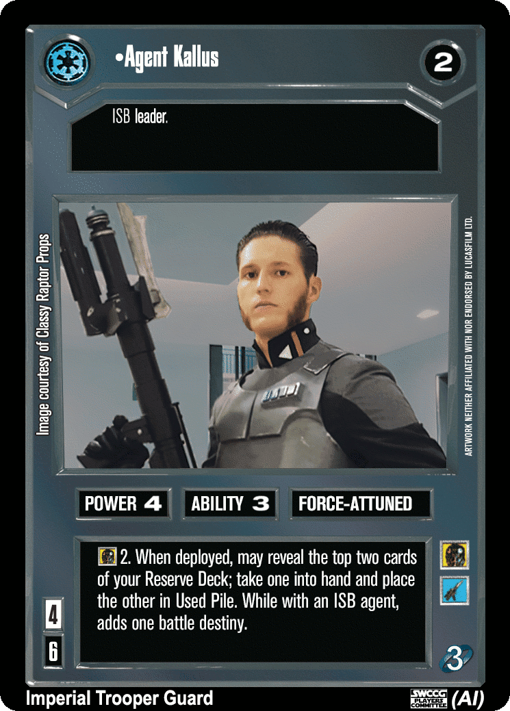 •Agent Kallus (AI)