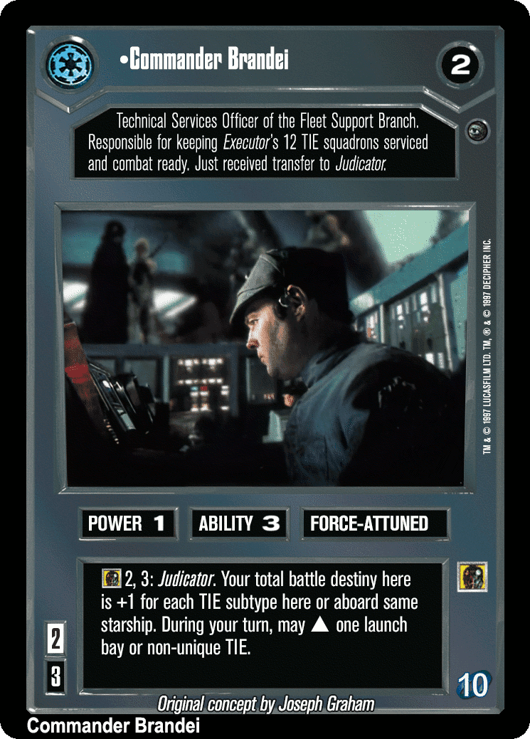 •Commander Brandei (V)
